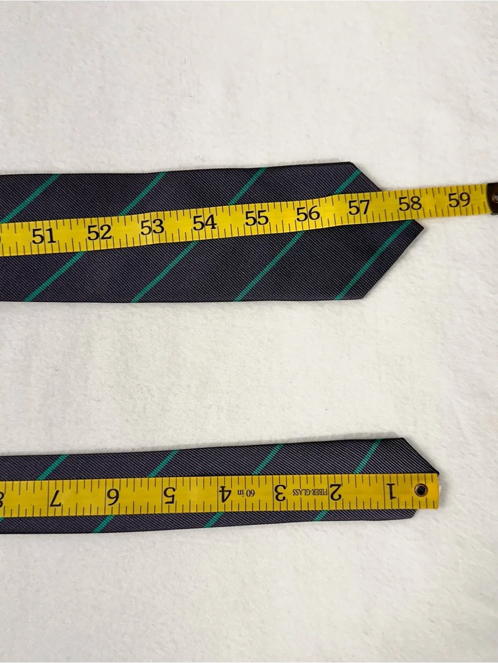 Classic Men's Navy Tie with Teal Stripe j crew